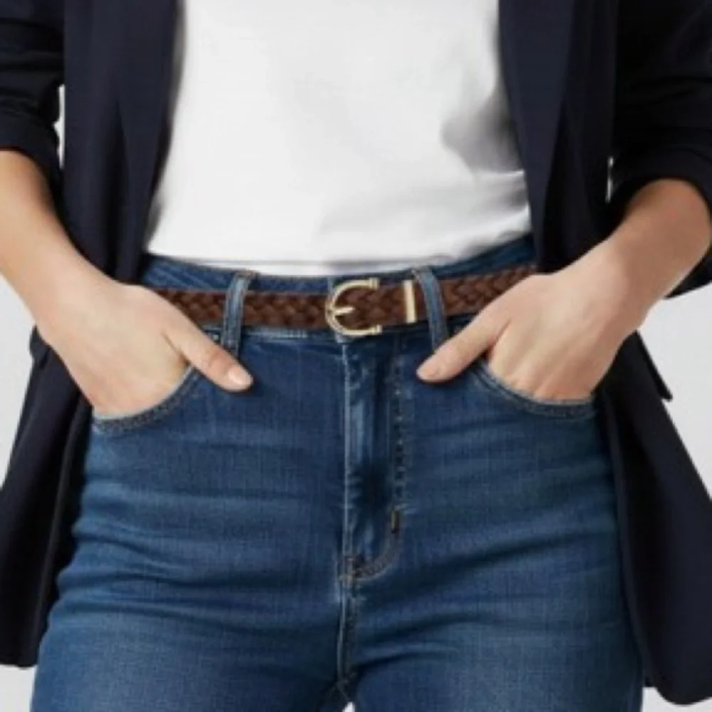 Brown Weave Began Belt (U415)